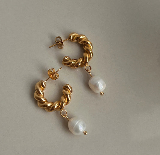 Pearl Water Earrings